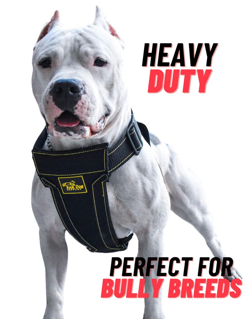 KNK, Heavy Duty Dog Harness for Pitbulls, Bullies & Large Breeds â€“ No Pull, Ultra Durable, Soft Padded Chest, Metal Leash Attachment - Image 1